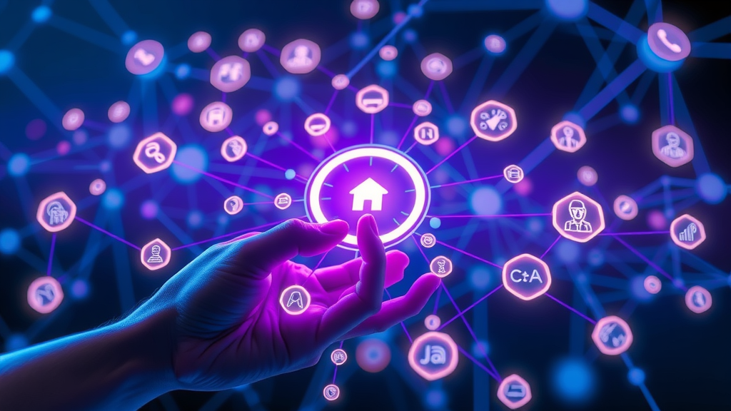 interconnected website elements illustrating SEO ranking factors like trust, authority, and quality